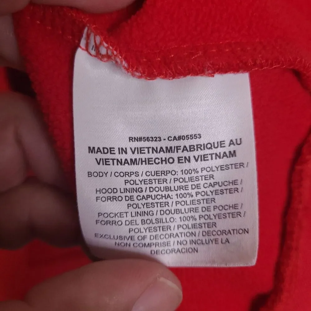 Nike Hoodie Sweatshirt Mens Medium Dri Fit Red‎ Just Do It Athletic Pullover - Picture 13 of 16